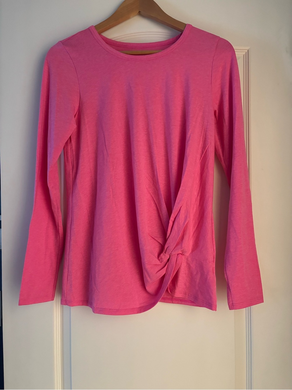 Lilly Pulitzer Tarina Long Sleeve Twisted Tee Shirt